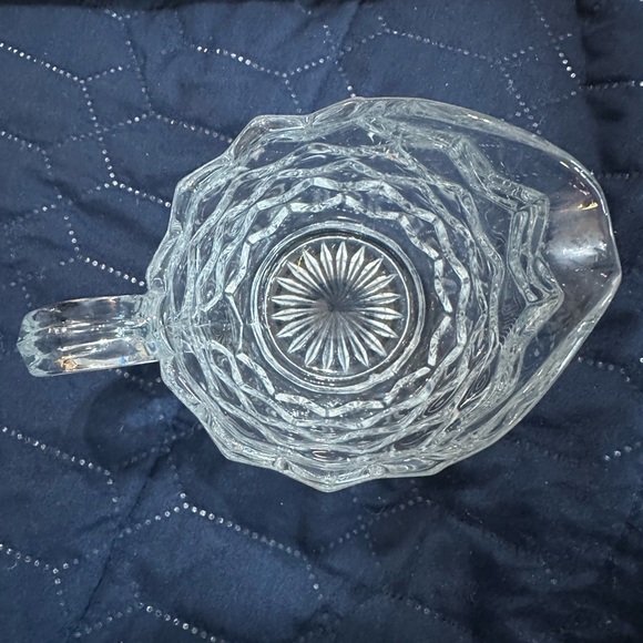 Vintage Creamer/Sugar Cut Glass-Vintage - Picture 4 of 13